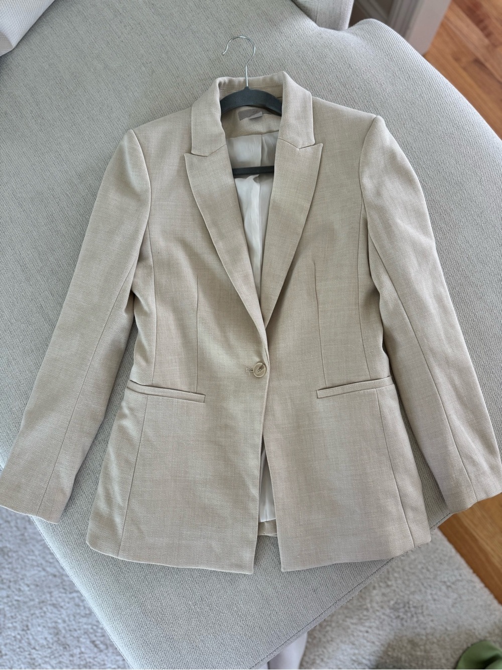 H&M Beige Single-Button Blazer - Picture 1 of 9